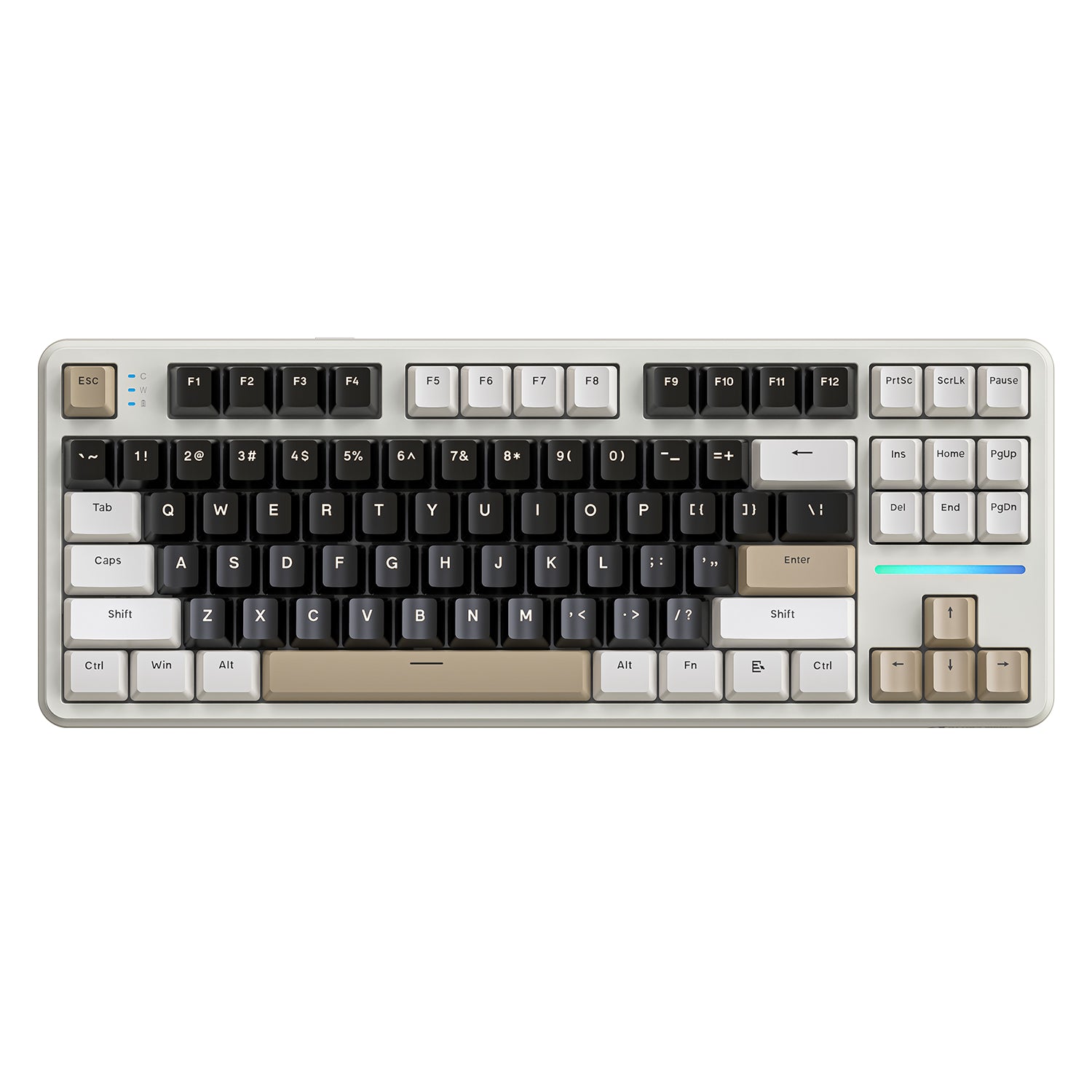 Teclado Mecânico Attack Shark X87 80% Cheese